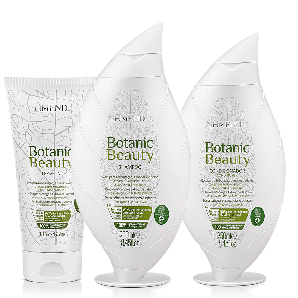 Kit Amend Botanic Beauty Óleo de Moringa | 3 produtos